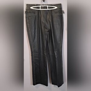 Black leather bike 🏍 pants in excellent condition, like new!!